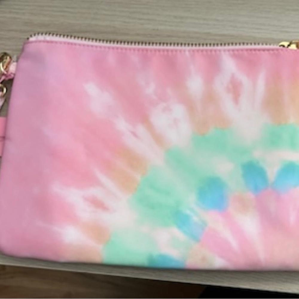 Stony Clover Lane x Target tie dye flat pouch